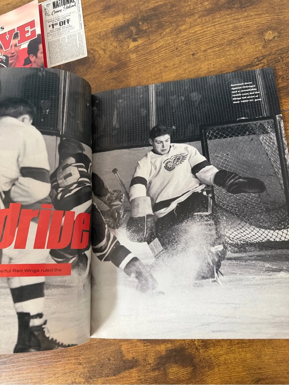 Detroit Red Wings Believe Book SI Stanley Cup Magazine Ticket Stub Yzerman NHL